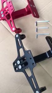 【Rẻ】Pát biển số gập nhôm CNC gắn xe máy PKL PKN xe điện pas biển