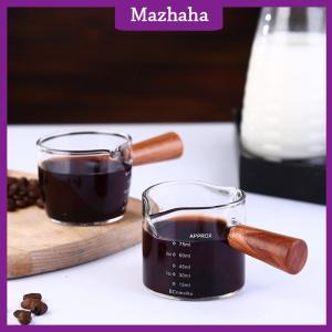 Mazhaha 70 75ml Borosilicate Measuring Cup With Double Spout And Closed Handle