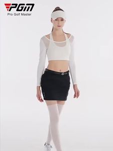 Fashion Golf Women Shirts Sports Shirt Golf UV Ice T-Shirts Long Sleeve Underwear Summer Sunscreen Cycling Shirt Cropped Top Golf Clothing