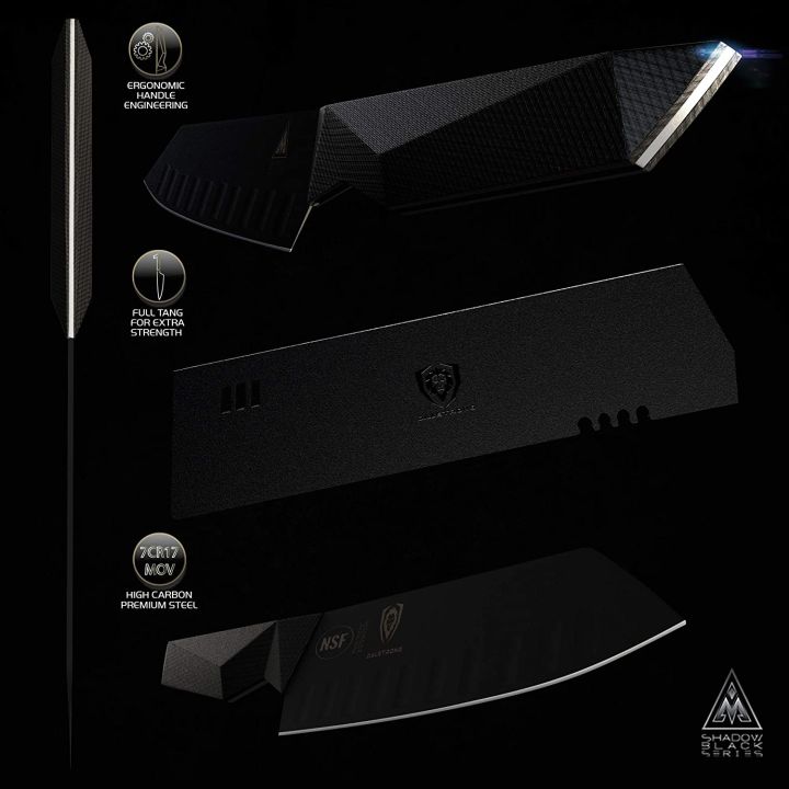 (Culinary%20Purposes%20Only)%20DALSTRONG%20Santoku%20Knife%20-%207"%20-%20Shadow%20Black%20Series%20-%20Razor%20Sharp%20-%20Black%20Titanium%20Nitride%20Coated%20-%20High%20Carbon%20-%207CR17MOV-X%20Vacuum%20Treated%20Steel-%20Sheath%20-%20NSF%20Certified%20-%20Image%202