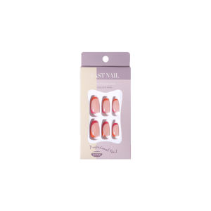LD-K154 Kuku Palsu Motif Wanita 24pcs Free Sticker Lem Motif Cantik Kekinian / Set Nail Art Kuku Palsu Pengantin Fashion Korea / Glossy Fake Nails Wedding Graduation Women Import