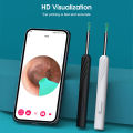 HEGRUSear cleaner with light camera WiFi Ear Pick Intelligent Cleaner LED Flashlight Visible Ear Spoon Ear Wax Removal Ear Cleaner Visual Ear Scope Camera Safe Ear Pick Ear Cleaning Tool with Camera ear cleaning tool earpick with camera 耳朵清洁器. 