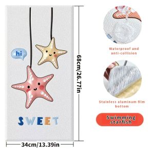 34*69cm Self Adhesive Bed Headboard Baby Foam Wallpaper Sticker Anti Collision Soft Soft Back Cushion for Kids Room Self-Adhesive Wall Guard Waterproof Impact-Resistant Bed Surrounding