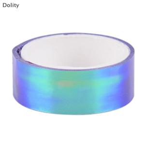 🎄【Special price】Dolity 5m Rhythmic Gymnastics Decoration Holographic Prismatic Glitter Tape Hoops Stick