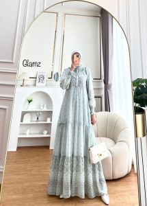 Zahira1808 Zahira 3 Gamis Bahan Ceruty Baby Doll Dengan Pasmina Import Gamis Murah Trendi Baju Syari Muslim Wanita Ibu Terlaris Baju Pesta Adem Nyaman Di Pakai Real pict Orii GLZ