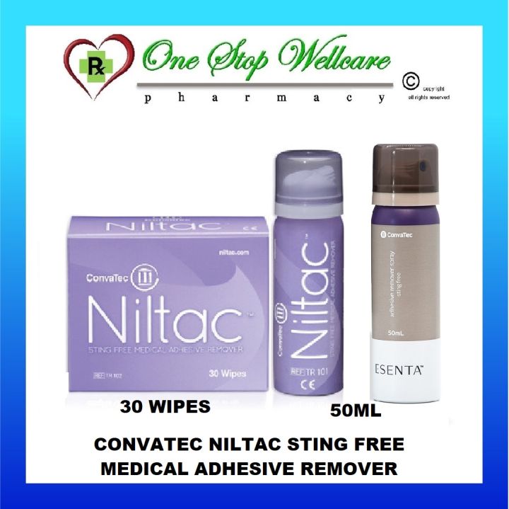 ConvaTec ESENTA Adhesive Remover Wipes for Around Stomas and Wounds, S