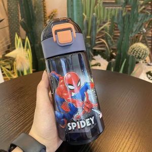 I know Disney Childrens Water Cup Food Grade Material Cute Frozen Strawberry Bear Straight Drinking Cup For Female Students Kettle