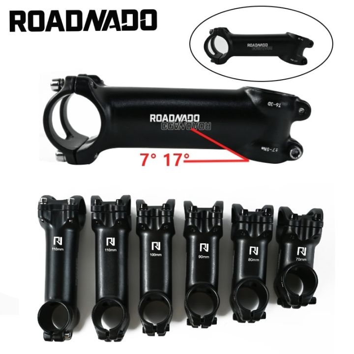 thumbnail interactive-video image 1 of MEGHNA 35mm Short Bike Stem - 22.2mm Handlebar Clamp For Mountain & Road Bikes 1 of 10