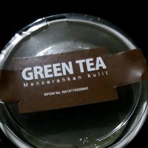 SABUN SCRUB TEH HIJAU GREEN TEA HERBAL SOAP ADUZZLE PENCERAH KULIT WAJAH DAN BADAN BPOM