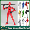 Titan Dummy 13 3D Printed Action Figure Dummy Joint Movable Action Figure 3D Puzzle DIY Lucky 13 Multi-sendi Bergerak Robot Dekompresi Merakit Mainan Dummy 13 Articulated. 