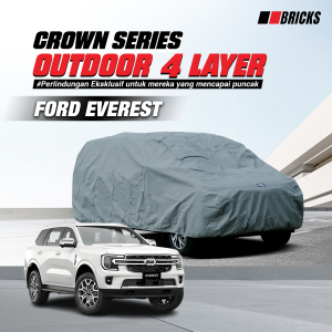 4 Layer Cover Ford Everest Sarung Mobil Super Outdoor Anti UV & Waterproof BRICKS