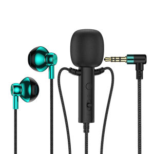 Newmsnr tai nghe karaoke mic lacle tai nghe micro HD chất lượng cao giảm tiếng ồn siêu trầm hifi tai nghe gắn mic tai nghe đeo tai tai nghe chống thấm mồ hôi tai nghe chơi game dây 1.5m không có độ trễ cho karaoke/nhạc/trực tiếp/chơi game v. v...
