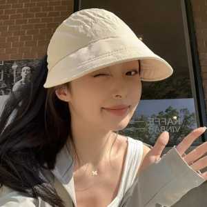 UV Protection Visors Fisherman Ponytail / Topi Pelindung UV