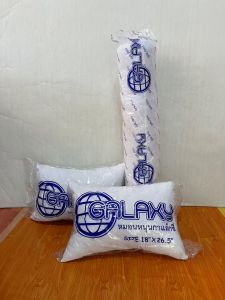 เซ็ตหมอนหนุน หมอนข้าง สีขาวใยนุ่ม ใยเด้ง