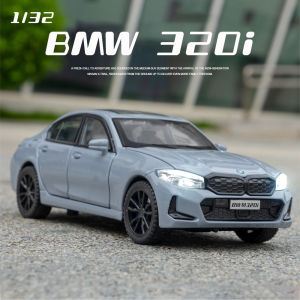 1:32 Scale BMW 320i Alloy Car Model Diecast Car Sound Light Car Lovers Collection Kids Birthday Gift Metal Boys Toys