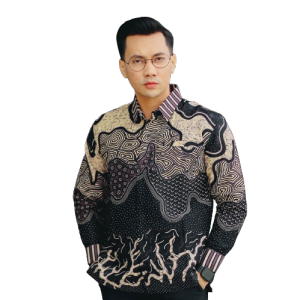 MENSTYLE BATIK - Kemeja batik pria slimfit furing Lakeswara lengan panjang batik pria premium