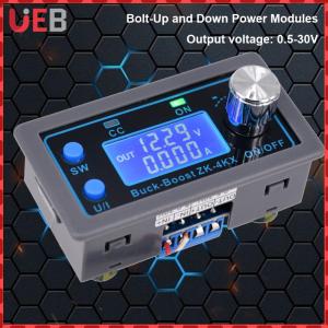 DC-DC Buck Boost Converter 0.5-30V 4A Adjustable CC CV Regulated Laboratory Power Supply for Solar Battery Charging