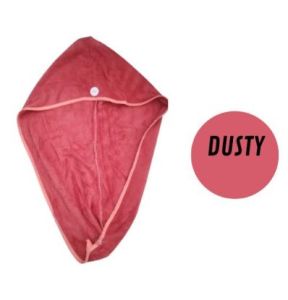 Handuk Kepala Keramas Ukuran 57x23cm Bahan microfiber Serap air Handuk pengering rambut/Handuk kepala