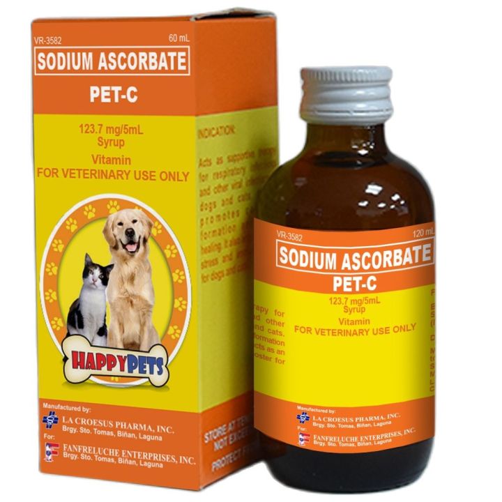 Vitamin Supplements Vit C For Dogs PET-C Vitamin C Syrup For Pets