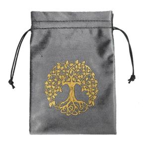 Tarot oracles túi lưu trữ dices Túi flannel drawstrings Túi divinations Phụ kiện cho người đam mê Tarot