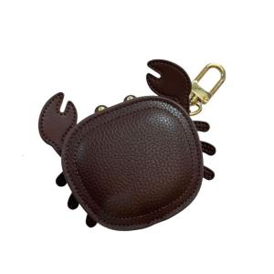 Thanh lịch cua Túi đựng tiền xu Keychain phong cách túi đựng tiền xu kết cấu chất liệu da PU cho một liên lạc độc đáo để bộ sưu tập túi xách của bạn