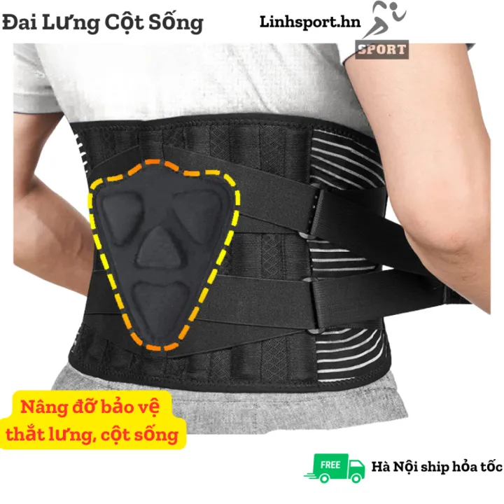 Đai Lưng Aolikes Cột Sống Cao Cấp Chống Thoát Vị Đĩa Đệm, Thoái Hóa Cột Sống, Đau Lưng Mãn Tính