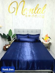⭐SALE CUỐI NĂM⭐ Trọn Bộ Ga Gối Phi Lụa Cao Cấp Nằm Thoáng Mát Bộ 4 và 5 Món Gồm Chăn_Nemtot Bedding