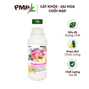 Phân Bón Hoa Hồng SOYMIC PMP Siêu Phân Bón Ủ Vi Sinh Từ Đậu Nành Trứng Chuối Humic Vi Lượng Cho Hoa Hồng Rau Sạch 1000ml