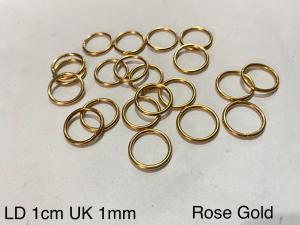 Ring Tas Bentuk Lingkaran / Bulat / Ring O Bahan Metal Mas dan Poles / Bakar