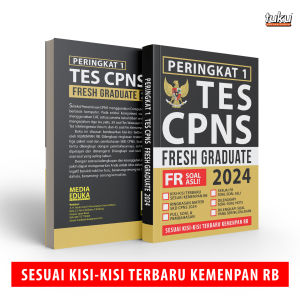 Buku TES CPNS 2024 - Peringkat 1 TES CPNS FRESH GRADUATE 2024 Original - Full Soal dan Pembahasan