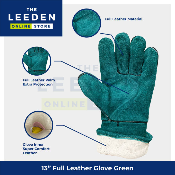 Hercules%20Full%20Leather%20Gloves%20(Green)%2013"%20by%20Leeden%20Online%20Store%20-%20Image%207