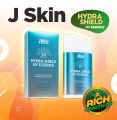 JSKIN HYDRA SHIELD UV ESSENCE SPF 50 PA++++ 50mL Infused with Ceramides, Peptides, Niacinamide Water and Sweat Resistant. 