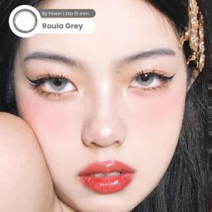OLALILA SOFTLENS ROULA GREY 15MM BIG LENS BY PINKIN