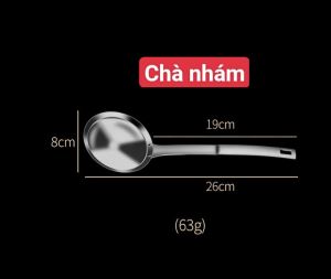 Rây Bột Đáy Bằng Rây Lưới Lọc Sữa Đậu Nành Vợt Hớt Bọt Súp Thép Không Gỉ 304 HÀNG CAO CẤP LOẠI DÀY  Vợt Lọc Dầu Cặn