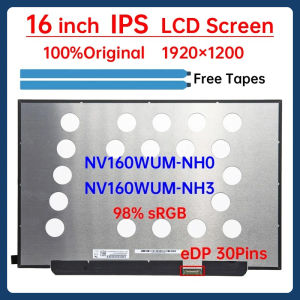 16 Inch Laptop LCD Screen NV160WUM NH0 NV160WUM-NH0 NV160WUM-NH3 MNG007QS4-1 Display Matrix Panel 1920x1200 eDP 30 Pins No-Touch