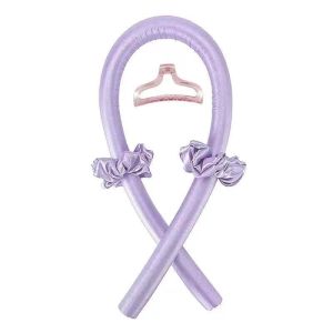 โรลม้วนผม โฟมม้วนผมตัวดัง ไม่ต้องใช้ความร้อน ผ้าซาติน แบบนิ่ม สําหรับจัดแต่งทรงผม