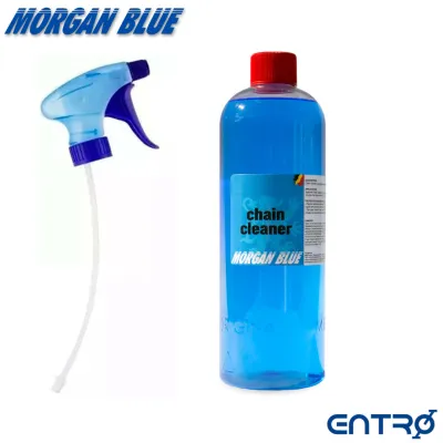 MORGAN BLUE CHAIN CLEANER & PUMP APPLICATOR 1000ML - High Performance Professional & Effective Biodegradable Degreaser / Cleaner for Bicycle Drivetrains & Chains - Bicycle Maintenance