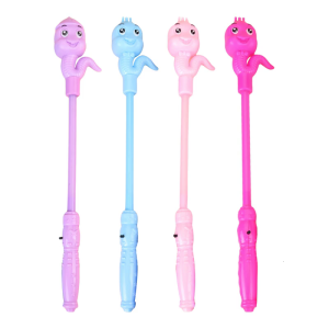 New Year Glow Sticks Snake Shaped Glowing Magics Stick Childrens Glow Toy Flashing Fairys Wand for Party Decorations
