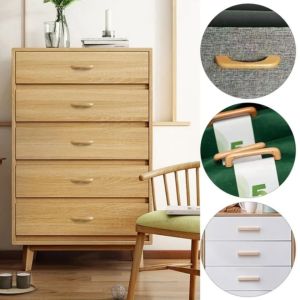 Modern Simple Cabinet Natural Wooden Handle hole Ø 96mm