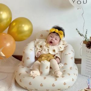 SKISOPGO พร้อมส่ง เบาะหัดนั่ง เก้าอี้เด็กหัดนั่ง เป่าลม โซฟาหัดนั่ง เบาะลมฝึกนั่งเด็ก