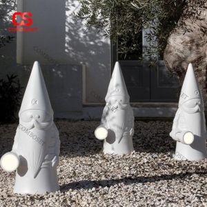 Đèn Sân Vườn Tối Giản Hình Chú Lùn Mang Phong Cách Châu Âu