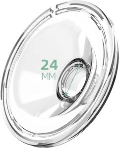 Flange Shields Compatible with Momcozy / TSRETE / HAUTURE / PADRAM /LoveOfLive /OMFMF Use with Wearable S9 Pro/S10/S12 Parts Replace Wearable Breast Pump Accessories (24mm/27mm) - 1 Pack