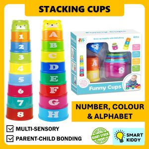 Stacking cups toys Baby Toys Newborn Toys Stacking blocks for baby