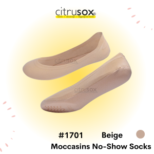 CITRUSOX Men No-Show Socks with 360° Non-Slip Side Seam for Moccasins (25-28cm) #1701 #invisible #hidden #loafers