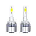 (GIÁ 1 CHIẾC) ĐÈN PHA LED-Đèn C6 2 tim-Đèn pha xe máy C6 lắp đặt dễ dàng cho ô tô xe máy, Đèn siêu sáng.