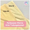 TUDUNGSICOMEL Tudung Sekolah Awning Scuba Instant Harian Sarung Kuning Krim Budak Kanak-kanak. 