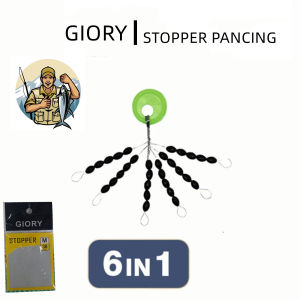 Stopper Batang Float Orca Pancing Warna Hitam/Kuning Alat Pancing Ukuran SS S M L XL Penangkap Ikan 1BKS ISI 100PCS