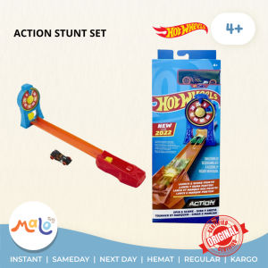MALOTOYS - Hot Wheels Action Classic Stunt Set [ORIGINAL] MATTEL Hotwheels Mainan Trek Mobil Balap Mobil-Mobilan Anak Laki-Laki Hadiah Malo Toys