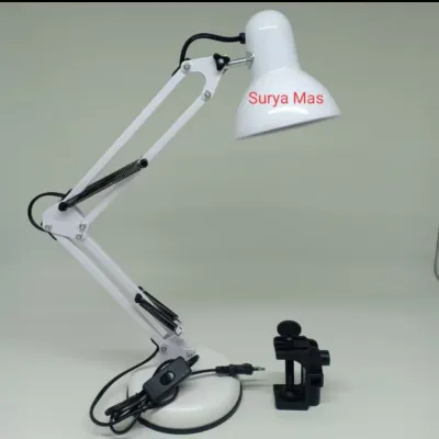 lampu belajar arsitek / lampu kerja arsitek / lampu meja jepit
