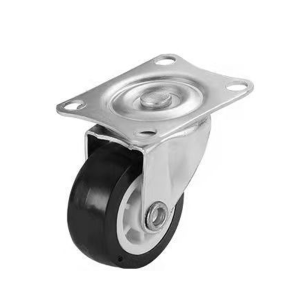 1.5-2 Inch Durable Heavy Duty Casters Wear Resistant PVC Material Swivel Wheels Castors for Furniture Carts and DIY Black/Eed